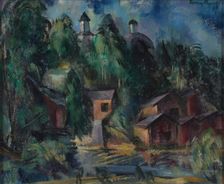 A View from Saarijärvi, 1922. Creator: Eemu Myntti