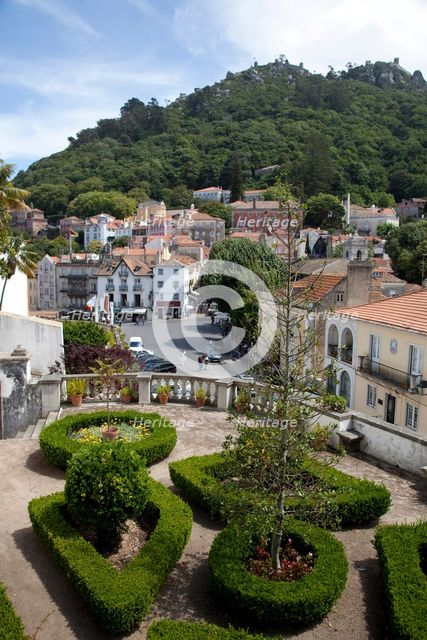 A view from the garden of Sintra National Palace, Sintra, Portugal, 2009. Artist: Samuel Magal