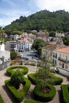 A view from the garden of Sintra National Palace, Sintra, Portugal, 2009. Creator: Samuel Magal