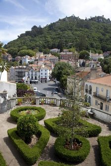 A view from the garden of Sintra National Palace, Sintra, Portugal, 2009. Artist: Samuel Magal