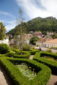 A view from the garden of Sintra National Palace, Sintra, Portugal, 2009. Creator: Samuel Magal