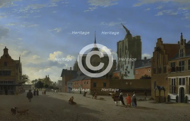 A View in Cologne, c. 1660. Artist: Heyden, Jan, van der (1637-1712)