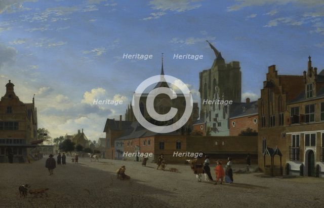A View in Cologne, c. 1660. Artist: Heyden, Jan, van der (1637-1712)