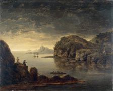 A view in Glamorganshire 18th century. Creator: Anthony Devis
