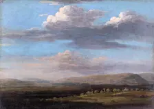 A view in Radnorshire 1776. Creator: Thomas Jones