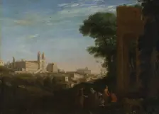 A View in Rome, 1632. Artist: Lorrain, Claude (1600-1682)