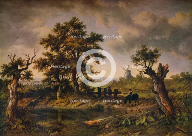 A View In Surrey, c1797-1831, (1919). Artist: Patrick Nasmyth