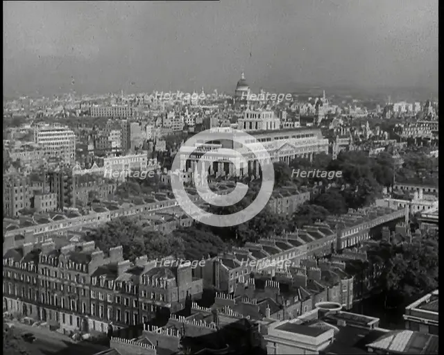A View South East Across London from Senate House University of London With the Corner..., 1939. Creator: British Pathe Ltd.
