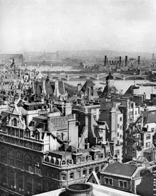 A view south-eastward from Bush House as far as Blackheath, London, 1926-1927