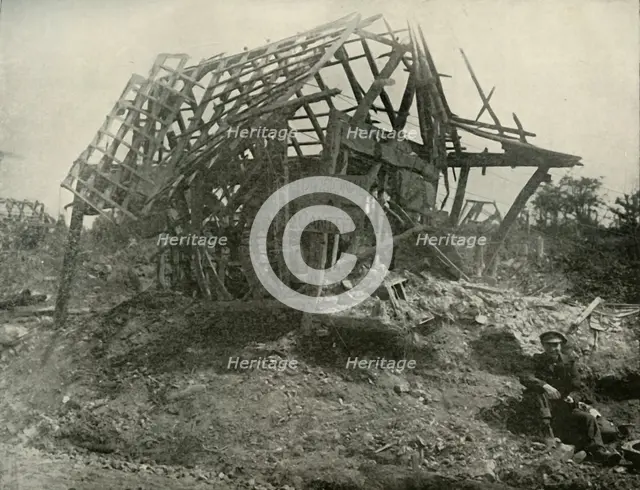 'A Village on the Western Front', (1919). Creator: Unknown.