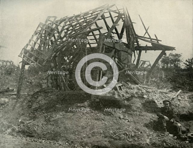 'A Village on the Western Front', (1919). Creator: Unknown.