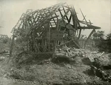 A Village on the Western Front (1919). Creator: Unknown