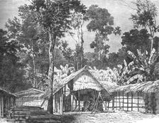 'A village on the Gaboon; The Gaboon. 1875. Creator: Unknown