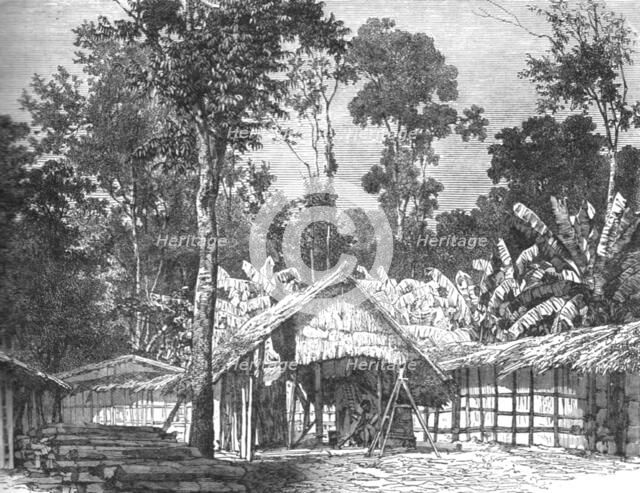 ''A village on the Gaboon; The Gaboon.', 1875. Creator: Unknown.