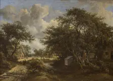 A Village among Trees, 1653-1709. Creator: Meindert Hobbema
