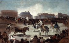 A Village Bullfight c1812-1814. Artist: Francisco Goya