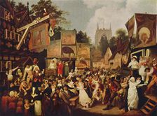 A Village Fair 1942. Artist: Joseph Parry