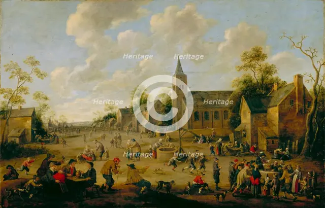 A Village Festival, c1645. Creator: Joost Cornelisz Droochsloot.