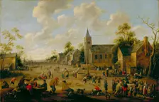 A Village Festival, c1645. Creator: Joost Cornelisz Droochsloot