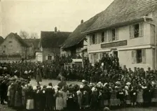 A village in Alsace is occupied by French troops, First World War, c1915, (c1920). Creator: Unknown