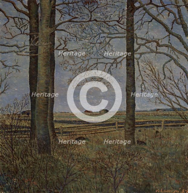 A Village Picture, 1934. Creator: Vilho Lampi.