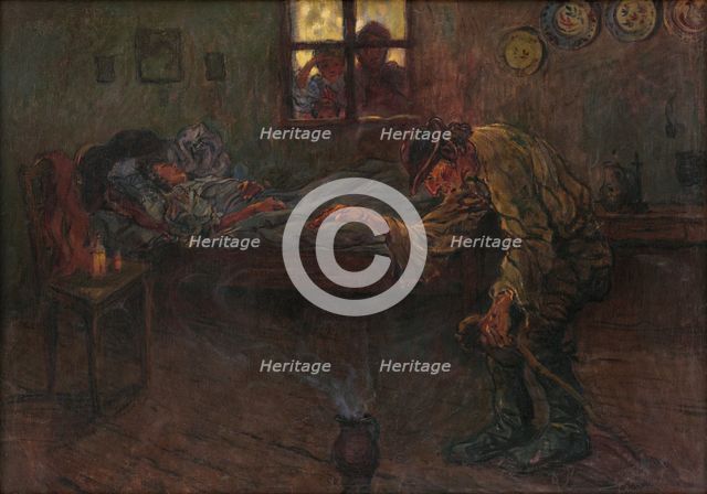 A Village Wizard, around 1919. Creator: Gustav Mally.