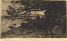 A Villefranche-sur-Mer, 1882. Creator: Adolphe Appian