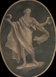 A Virtue, Possibly Patriotism, 1760. Creator: Workshop of Giovanni Battista Tiepolo