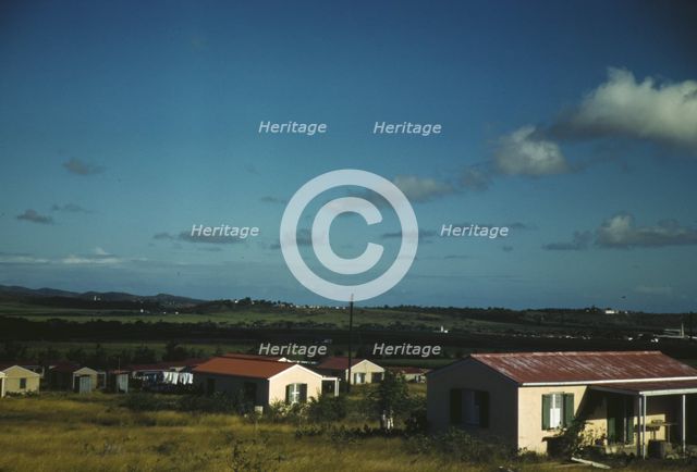 A Virgin Islands company housing project, vicinity of Bethlehem, Saint Croix, 1941. Creator: Jack Delano.
