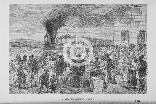 A Virginia Railway Station, 1882. Creator: Unknown.