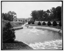 A Vista in Forest Park, Springfield, Mass., c1905. Creator: Unknown