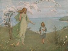 A Vision of Spring 1901, (c1930). Creator: Thomas Millie Dow