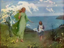 A Vision of Spring 1902, (1936). Creator: Thomas Millie Dow