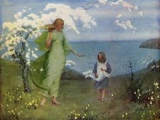 A Vision of Spring 1902, (1936). Creator: Thomas Millie Dow