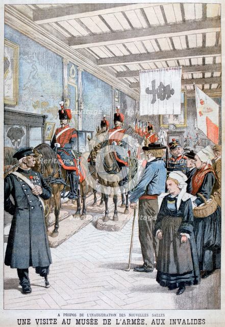 A visit to the Army Museum by the war veterans, 1903. Artist: Unknown