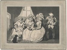 A Visit to the Aunt, December 20, 1794., December 20, 1794. Creator: Thomas Rowlandson