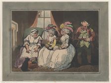 A Visit to the Aunt, December 20, 1794., December 20, 1794. Creators: Thomas Rowlandson, Francis Jukes