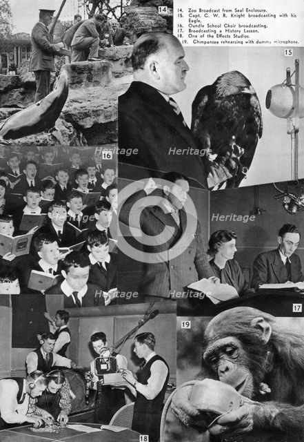 'A visit to the BBC', 1937. Artist: Unknown