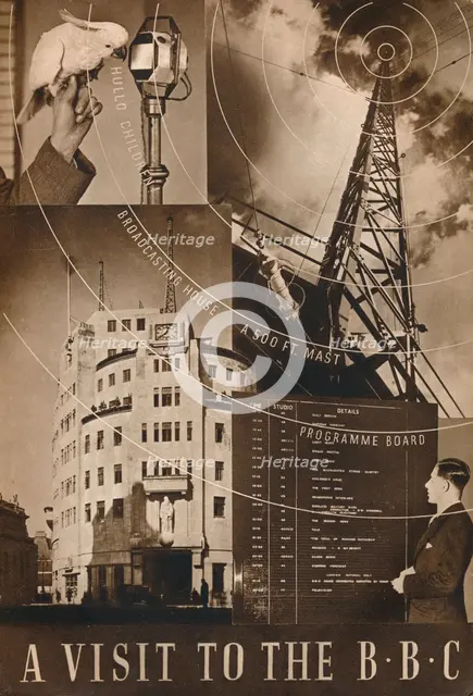 'A Visit to the BBC', 1937. Artist: Unknown.