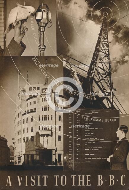 'A Visit to the BBC', 1937. Artist: Unknown.