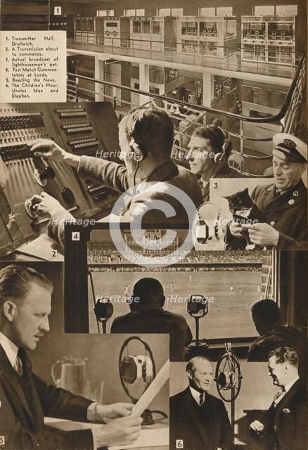 'A Visit to the BBC 1-6', 1937. Artist: Unknown.