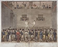 A Visit to the Fives Court 1822. Artist: Isaac Robert Cruikshank