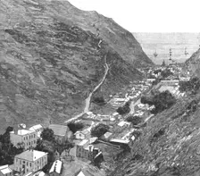 'A Visit to the Island of St. Helena; Jamestown, from the Side Path, Looking North 1890. Creator: Unknown