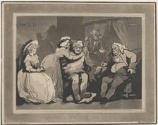 A Visit to the Uncle, December 20, 1794., December 20, 1794. Creators: Thomas Rowlandson, Francis Jukes