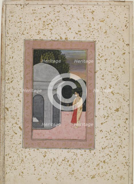 A Visit to a Temple, ca. 1740. Creator: Faqirullah Khan.