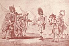 A Visit To Camp c1800-1810, (1909). Artist: Henry William Bunbury
