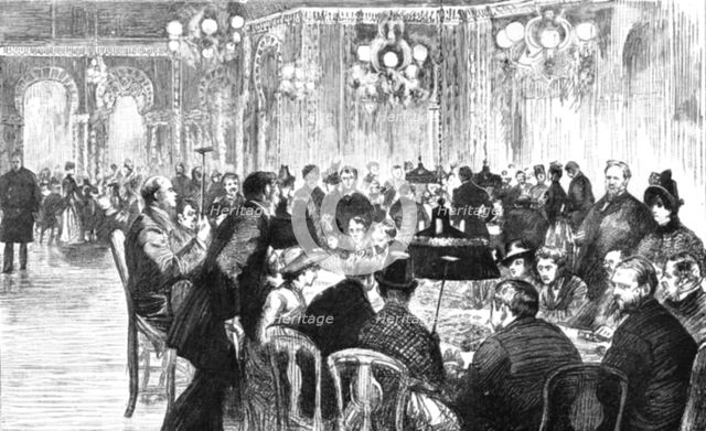 'A Visit to Monte Carlo, The Interior of the Gambling Saloon', 1886.  Creator: Unknown.