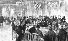 A Visit to Monte Carlo, The Interior of the Gambling Saloon 1886. Creator: Unknown