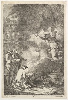 A Visit to Rome in 1764, 1764. Creator: Franz Edmund Weirotter
