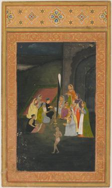 A visit at night to a mullah, 18th century. Creator: Unknown